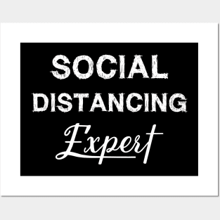 Social Distancing Expert Posters and Art